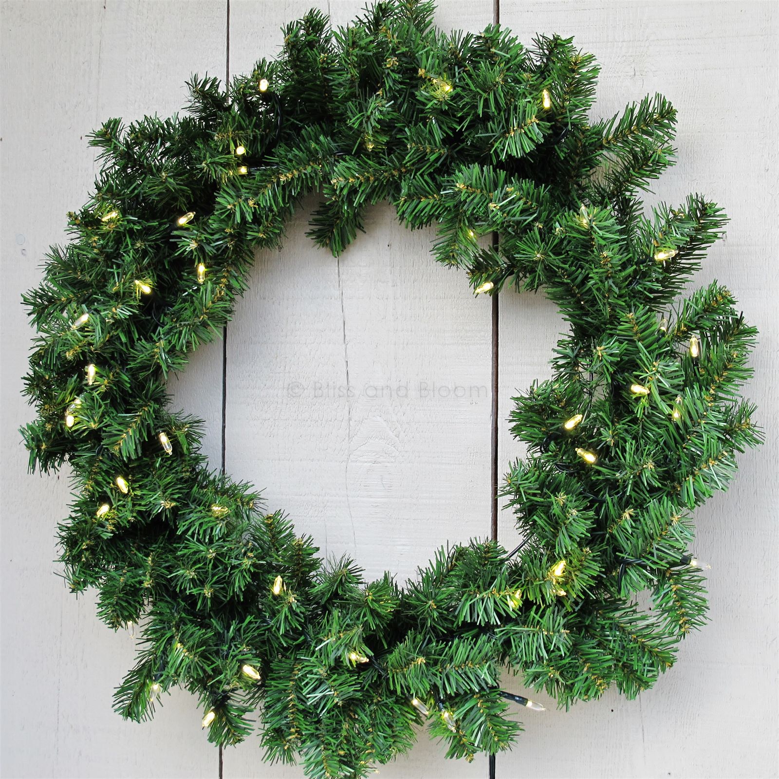 Extra Large wreath with lights Bliss and Bloom